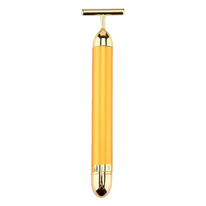 24K Gold Vibrating Anti-Aging Facial Roller | Aelzo