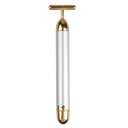 24K Gold Vibrating Anti-Aging Facial Roller | Aelzo