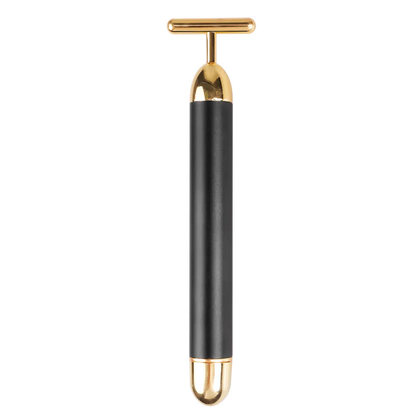 24K Gold Vibrating Anti-Aging Facial Roller | Aelzo